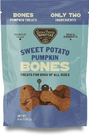 6oz Gaines Family Sweet Potato Pumpkin Bones - Dog/Cat Supplements